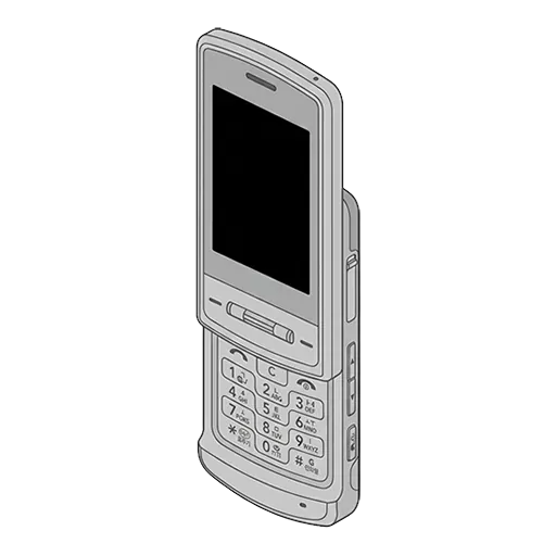 LG Cyon シャインフォン（LG-SV420）のピクセルアート