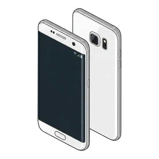 Samsung Galaxy S7 edge pixel art