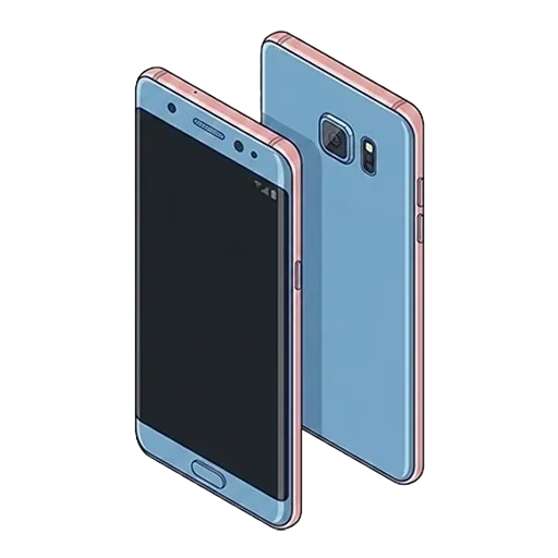 Samsung Galaxy Note7 pixel art