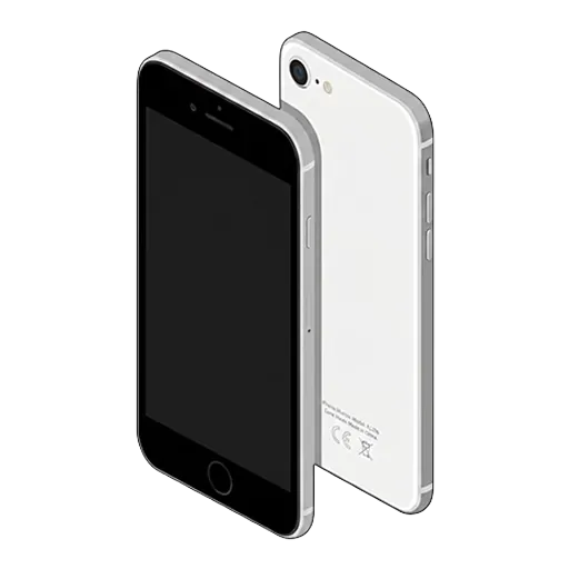 Apple アップル iPhone SE（2020、第2世代）のピクセルアート
