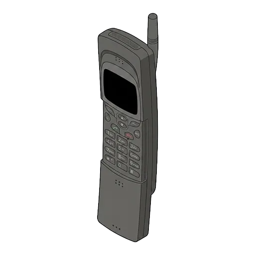 ノキア 8110 バナナフォンのピクセルアート