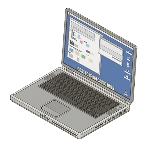 Apple PowerBook G4 15.2-inch (2001) pixel art