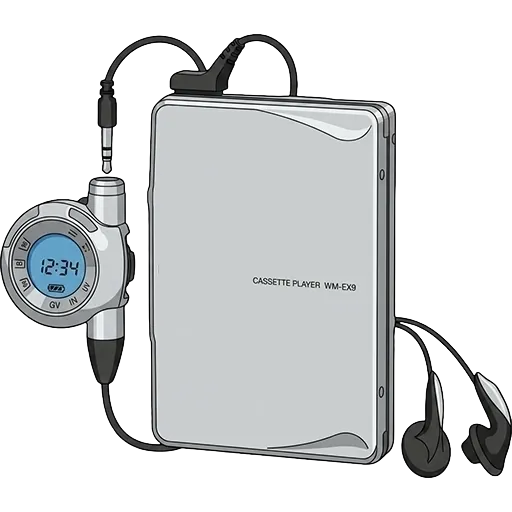 Sony Walkman WM-EX series pixel art