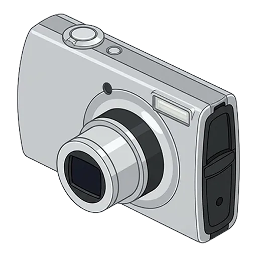 캐논 IXUS 디지털카메라 픽셀아트