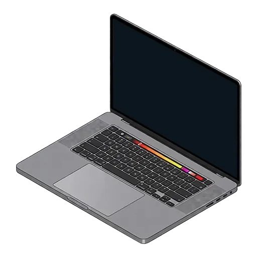 Apple アップル MacBook Pro 16（2019）のピクセルアート