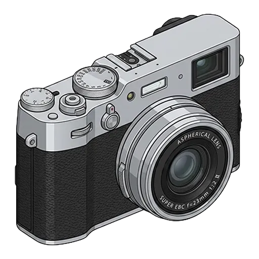 후지필름 X100V 픽셀아트