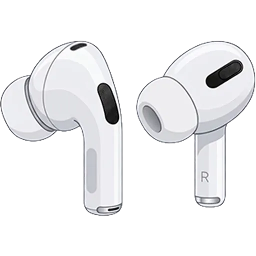 Apple アップル AirPods Pro（2022年、第2世代、Lightning）のピクセルアート