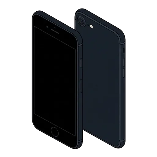 Apple iPhone SE (2022, 3rd generation) pixel art