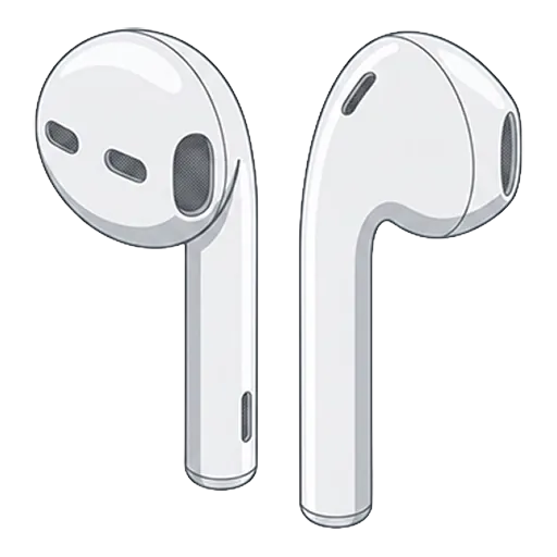 Apple EarPods (2012) pixel art