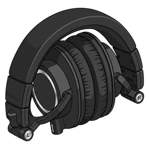 오디오테크니카 ATH-M50x 픽셀아트