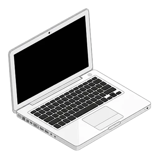 Apple MacBook 13-inch (2006, Early) pixel art