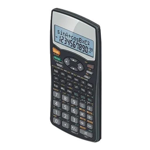 シャープ 関数電卓 EL-509Wのピクセルアート