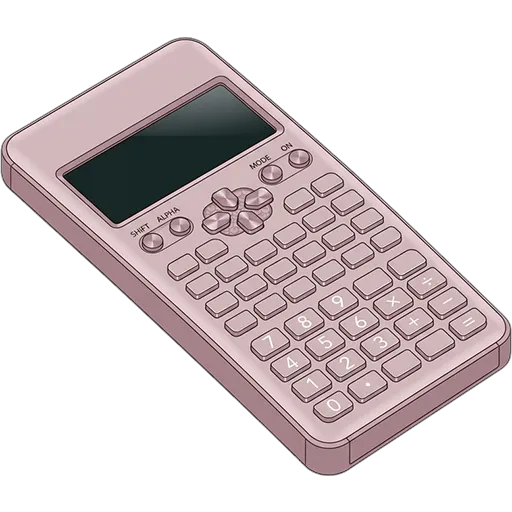 カシオ 関数電卓 fx-570ESのピクセルアート