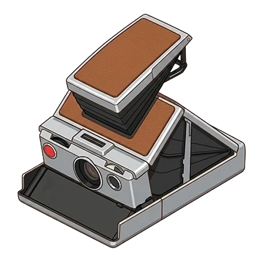 Polaroid ポラロイド SX-70のピクセルアート
