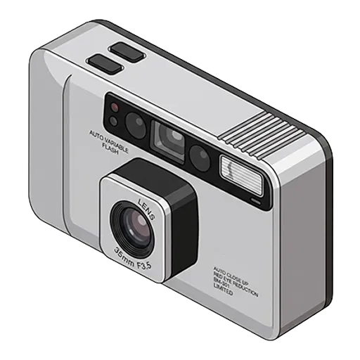 Konica コニカ Big Miniのピクセルアート