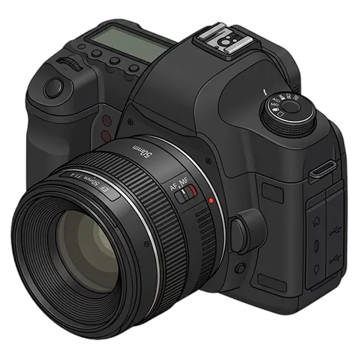 Canon EOS 5D Mark II pixel art
