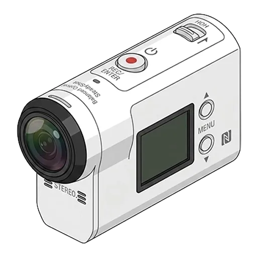 소니 액션캠 FDR-X3000 픽셀아트