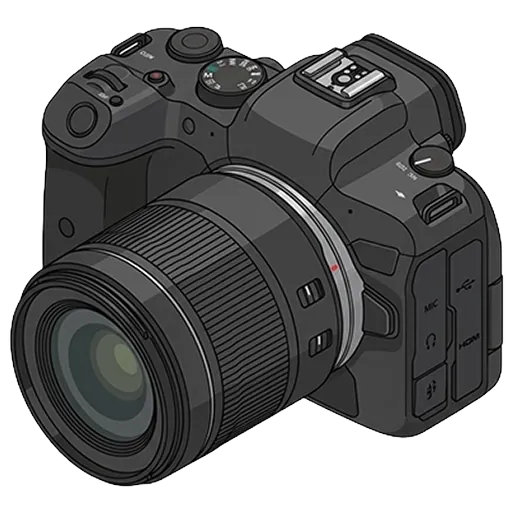 캐논 EOS R6 픽셀아트