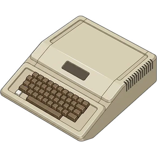Apple II Plus (1979) pixel art