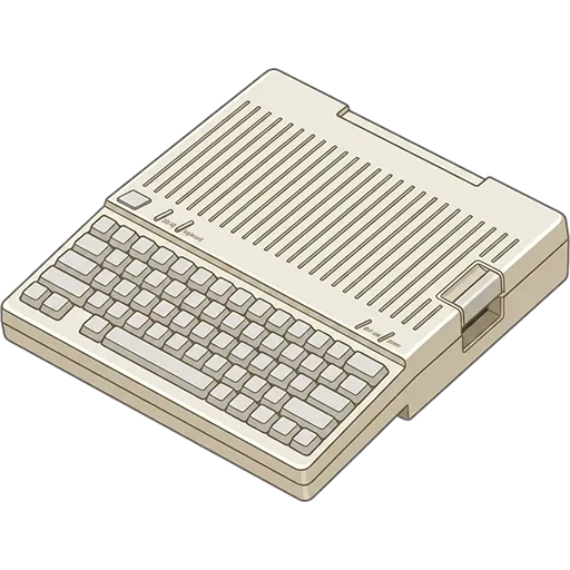 애플 IIc (1984) 픽셀아트