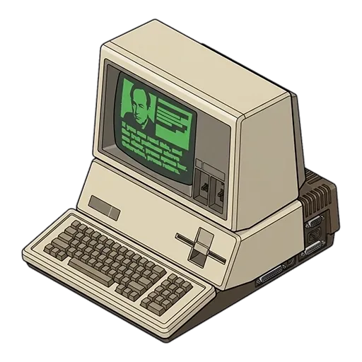 애플 III (1980) 픽셀아트
