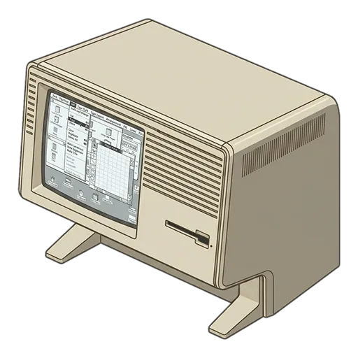 Apple Lisa 2/5 (1984) pixel art