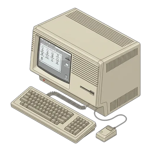 애플 매킨토시 XL (1985) 픽셀아트