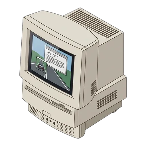 애플 매킨토시 LC 520 (1993) 픽셀아트