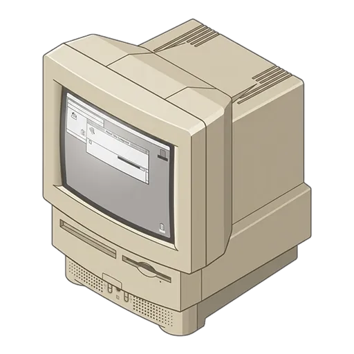 애플 매킨토시 LC 550 (1994) 픽셀아트