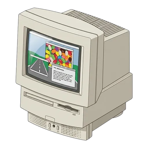 애플 퍼포마 520 (1993) 픽셀아트