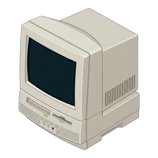 애플 매킨토시 퍼포마 550 (1993) 픽셀아트