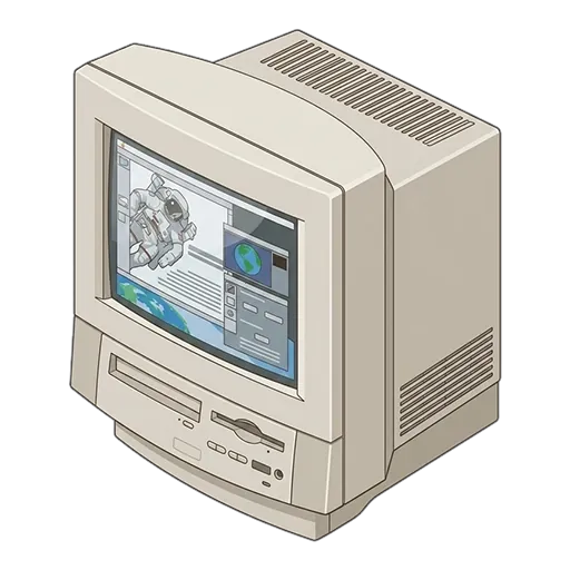 애플 파워 매킨토시 5200/75 LC (1995) 픽셀아트