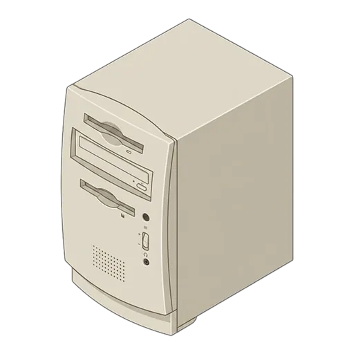 애플 매킨토시 퍼포마 6110CD (1994) 픽셀아트