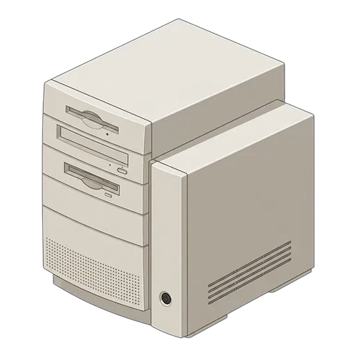 애플 파워 매킨토시 8600 (1997) 픽셀아트