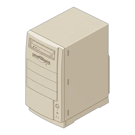 애플 파워 매킨토시 9500 (1995) 픽셀아트