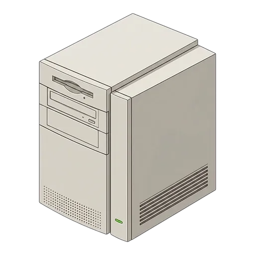 애플 파워 매킨토시 9600 (1997) 픽셀아트
