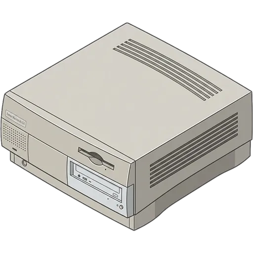 애플 파워맥 G3 (1997, 베이지 데스크탑) 픽셀아트