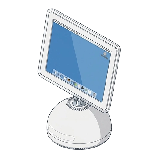 애플 아이맥 G4 17인치 (2003, USB 2.0) 픽셀아트