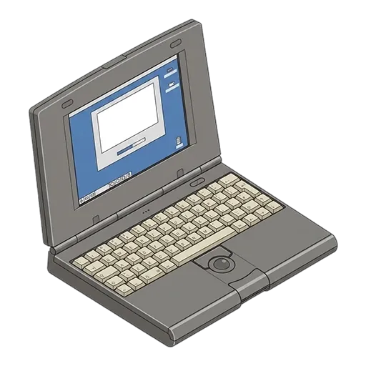 Apple PowerBook Duo 250 (1993) pixel art
