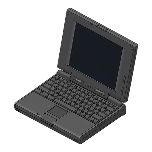 Apple アップル PowerBook 190（1995）のピクセルアート