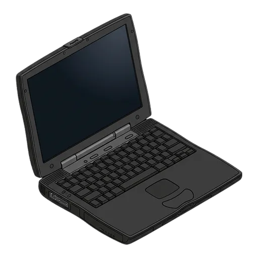 애플 파워북 G3 14.1인치 (1998, 월스트리트) 픽셀아트