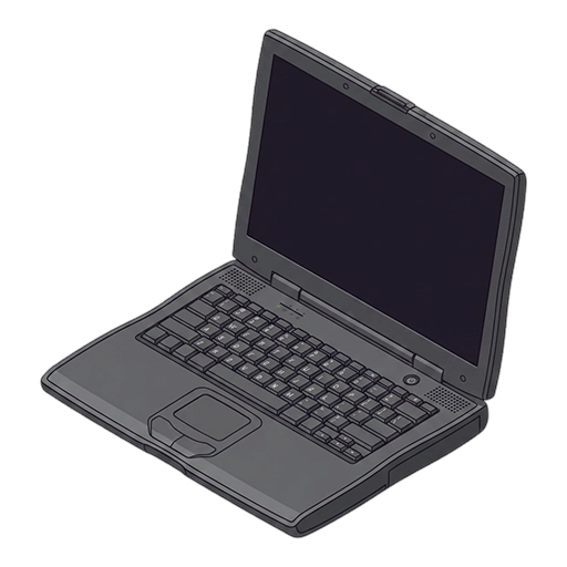 애플 파워북 G3 "피스모" 14.1인치 (2000) 픽셀아트