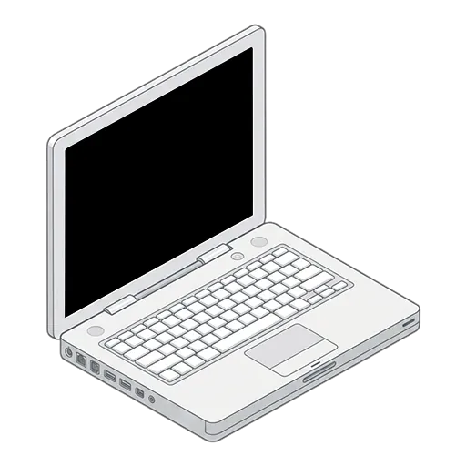 Apple iBook G4 12-inch (2003, Late) pixel art