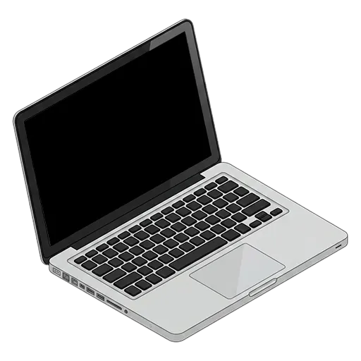 Apple アップル MacBook Pro 13インチ（2009年中盤）のピクセルアート