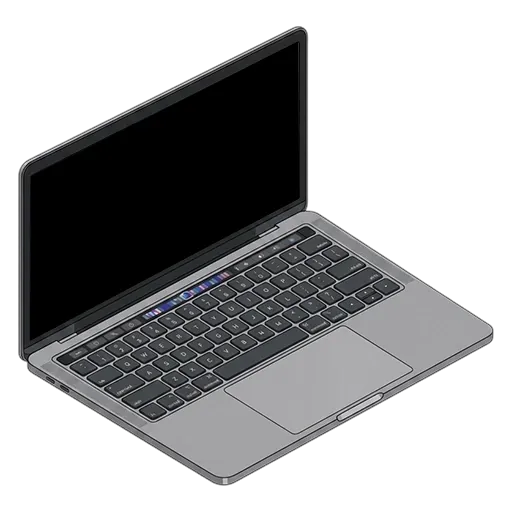 Apple アップル MacBook Pro 13インチ（2018）のピクセルアート
