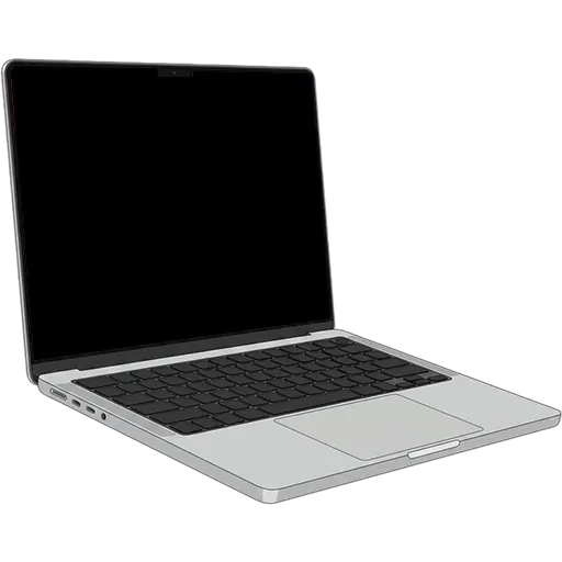 Apple アップル MacBook Pro 14インチ（2023、M2 Pro）のピクセルアート