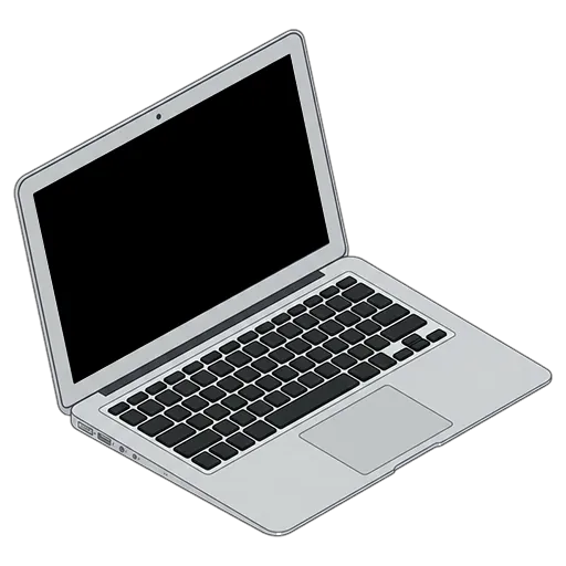 Apple MacBook Air 11-inch (2012, Mid) pixel art