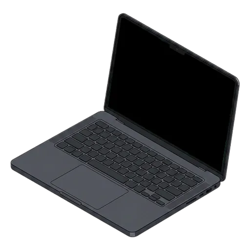 Apple MacBook Air 15-inch (2025, M4) pixel art