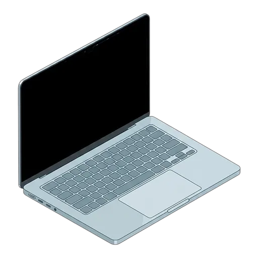 Apple MacBook Air 13-inch (2026, M5) pixel art
