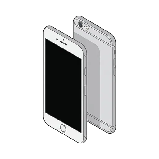 Apple アップル iPhone 6 Plus（2014）のピクセルアート
